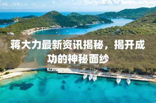 蔣大力最新資訊揭秘，揭開成功的神秘面紗