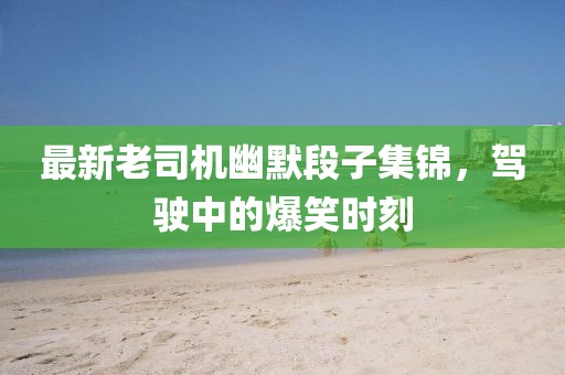 最新老司機(jī)幽默段子集錦，駕駛中的爆笑時刻