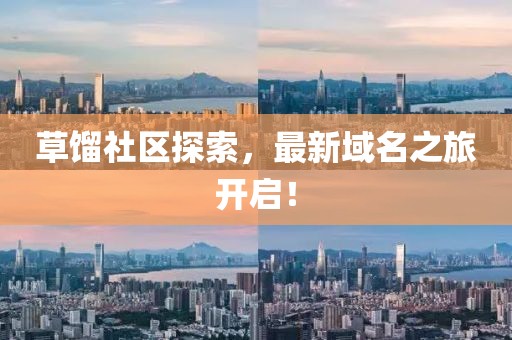草餾社區(qū)探索，最新域名之旅開啟！