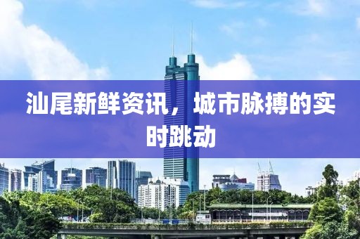 汕尾新鮮資訊，城市脈搏的實(shí)時(shí)跳動(dòng)