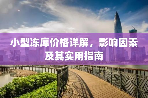 小型凍庫價格詳解，影響因素及其實用指南
