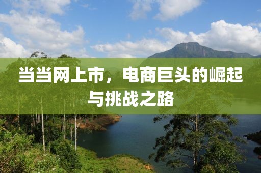 當(dāng)當(dāng)網(wǎng)上市，電商巨頭的崛起與挑戰(zhàn)之路