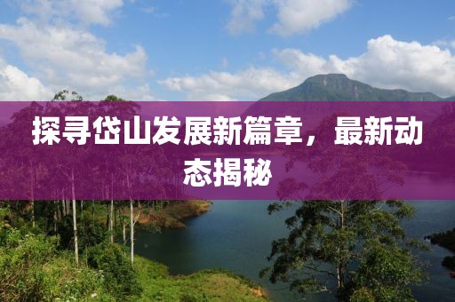 探尋岱山發(fā)展新篇章，最新動(dòng)態(tài)揭秘