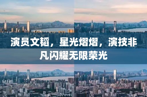 演員文韜，星光熠熠，演技非凡閃耀無(wú)限榮光