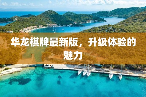 華龍棋牌最新版，升級(jí)體驗(yàn)的魅力