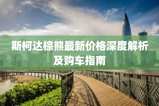 斯柯達(dá)棕熊最新價(jià)格深度解析及購車指南