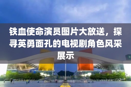 鐵血使命演員圖片大放送，探尋英勇面孔的電視劇角色風(fēng)采展示