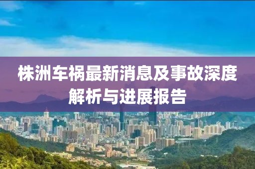 株洲車禍最新消息及事故深度解析與進(jìn)展報(bào)告