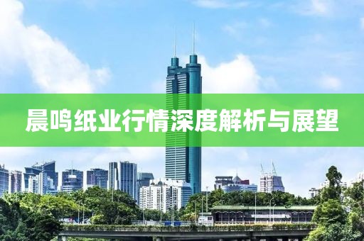 晨鳴紙業(yè)行情深度解析與展望