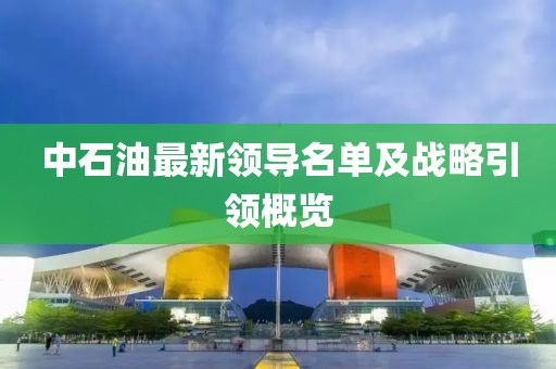 中石油最新領(lǐng)導(dǎo)名單及戰(zhàn)略引領(lǐng)概覽