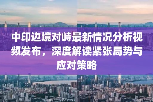 中印邊境對峙最新情況分析視頻發(fā)布，深度解讀緊張局勢與應(yīng)對策略