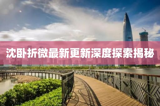 沈臥折微最新更新深度探索揭秘