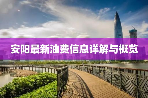 安陽最新油費(fèi)信息詳解與概覽