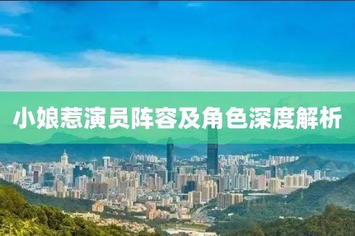 小娘惹演員陣容及角色深度解析