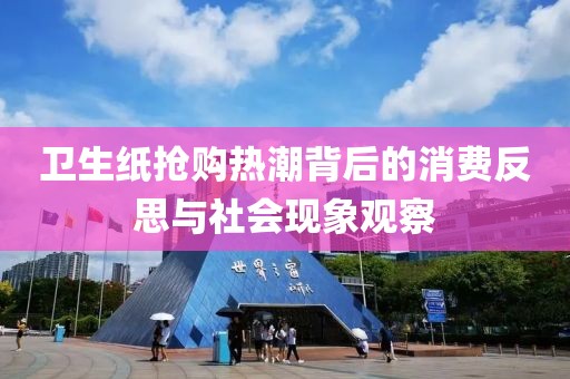 衛(wèi)生紙搶購(gòu)熱潮背后的消費(fèi)反思與社會(huì)現(xiàn)象觀察