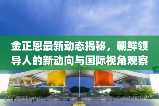 金正恩最新動(dòng)態(tài)揭秘，朝鮮領(lǐng)導(dǎo)人的新動(dòng)向與國(guó)際視角觀察