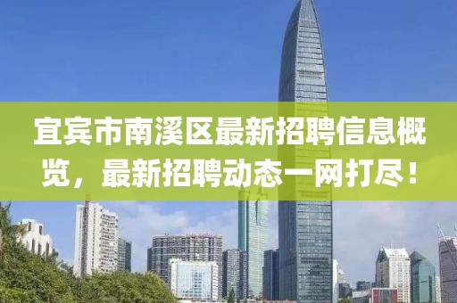 宜賓市南溪區(qū)最新招聘信息概覽，最新招聘動(dòng)態(tài)一網(wǎng)打盡！