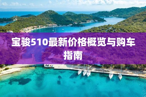寶駿510最新價格概覽與購車指南