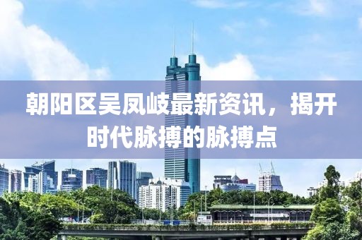 朝陽區(qū)吳鳳岐最新資訊，揭開時代脈搏的脈搏點