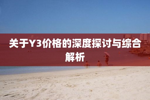 關于Y3價格的深度探討與綜合解析