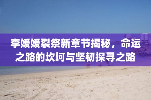 李媛媛裂祭新章節(jié)揭秘，命運(yùn)之路的坎坷與堅(jiān)韌探尋之路