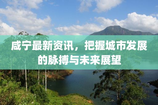 咸寧最新資訊，把握城市發(fā)展的脈搏與未來(lái)展望