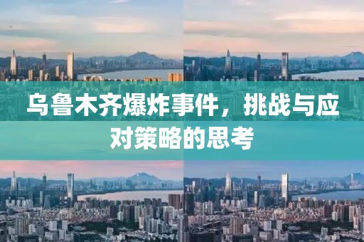 烏魯木齊爆炸事件，挑戰(zhàn)與應(yīng)對(duì)策略的思考