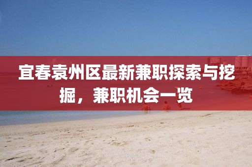 宜春袁州區(qū)最新兼職探索與挖掘，兼職機(jī)會一覽