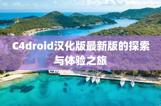 C4droid漢化版最新版的探索與體驗(yàn)之旅