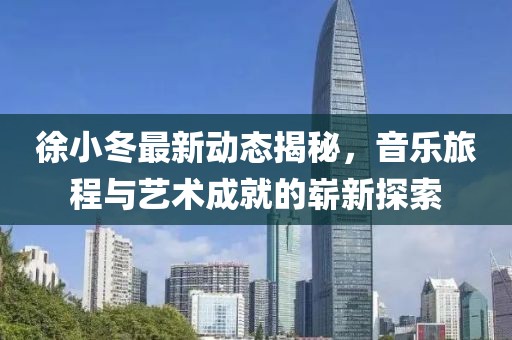 徐小冬最新動態(tài)揭秘，音樂旅程與藝術(shù)成就的嶄新探索