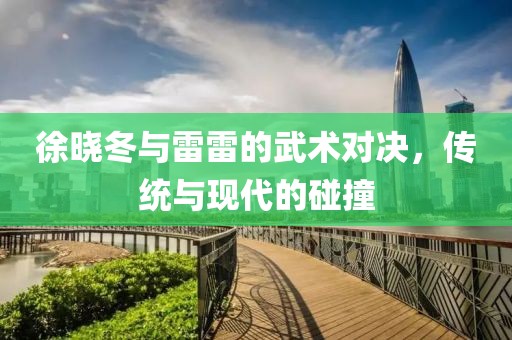 徐曉冬與雷雷的武術(shù)對(duì)決，傳統(tǒng)與現(xiàn)代的碰撞