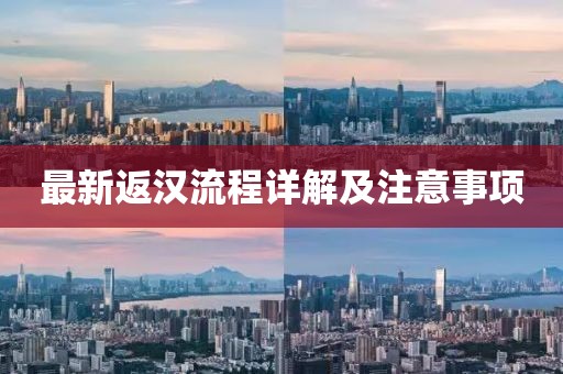 最新返漢流程詳解及注意事項(xiàng)