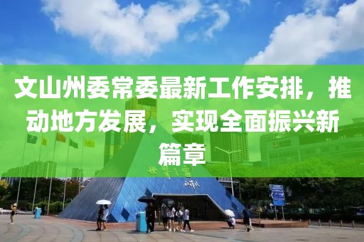 文山州委常委最新工作安排，推動地方發(fā)展，實(shí)現(xiàn)全面振興新篇章