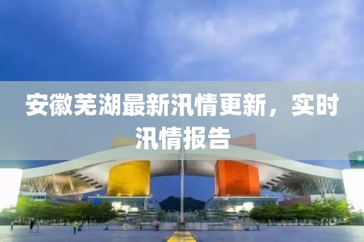 安徽蕪湖最新汛情更新，實(shí)時汛情報告