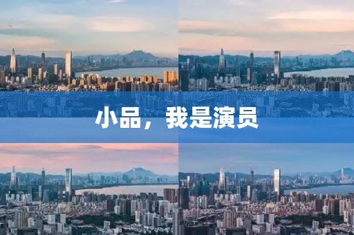 小品，我是演員