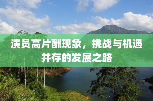 演員高片酬現(xiàn)象，挑戰(zhàn)與機遇并存的發(fā)展之路