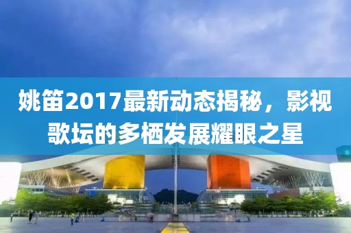 姚笛2017最新動(dòng)態(tài)揭秘，影視歌壇的多棲發(fā)展耀眼之星