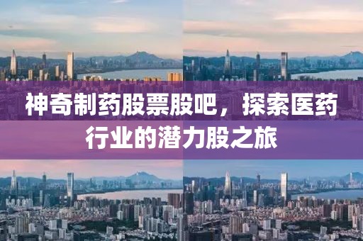 神奇制藥股票股吧，探索醫(yī)藥行業(yè)的潛力股之旅