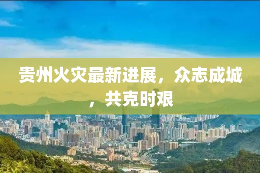 貴州火災(zāi)最新進(jìn)展，眾志成城，共克時(shí)艱