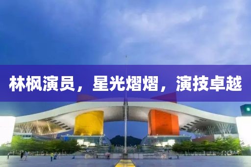 林楓演員，星光熠熠，演技卓越
