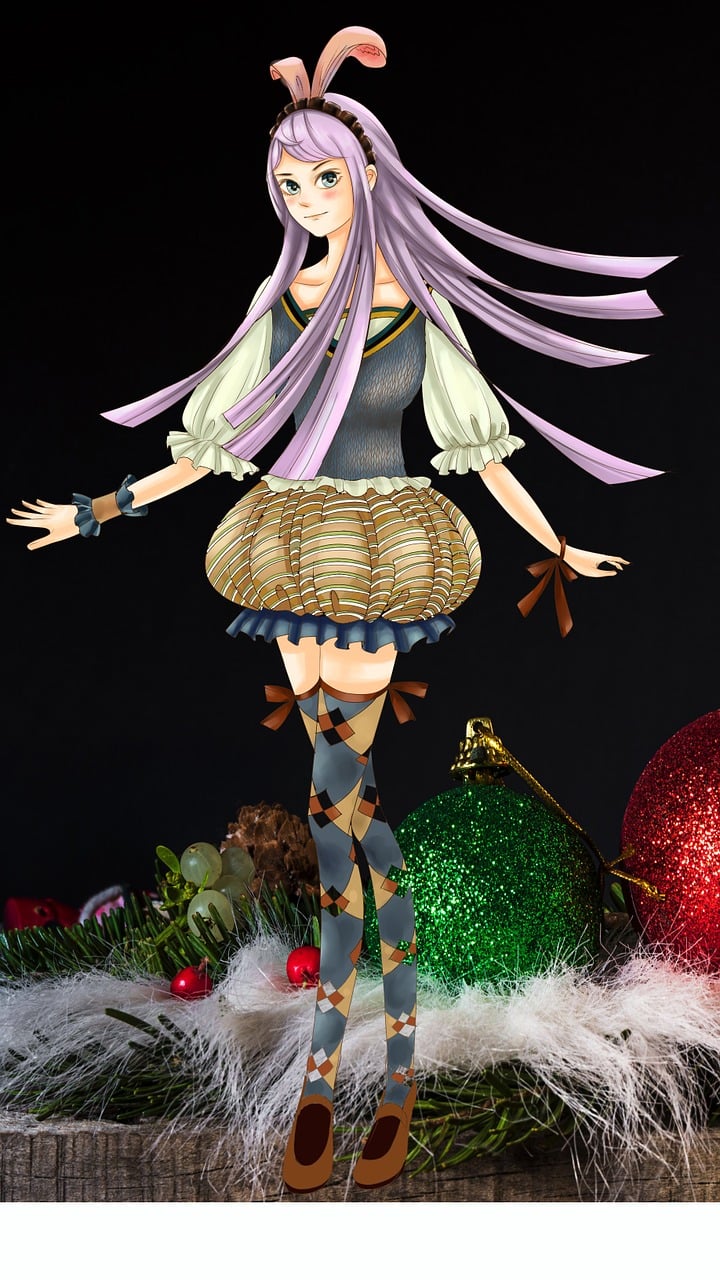 二次元世界探索，動漫少女美圖欣賞